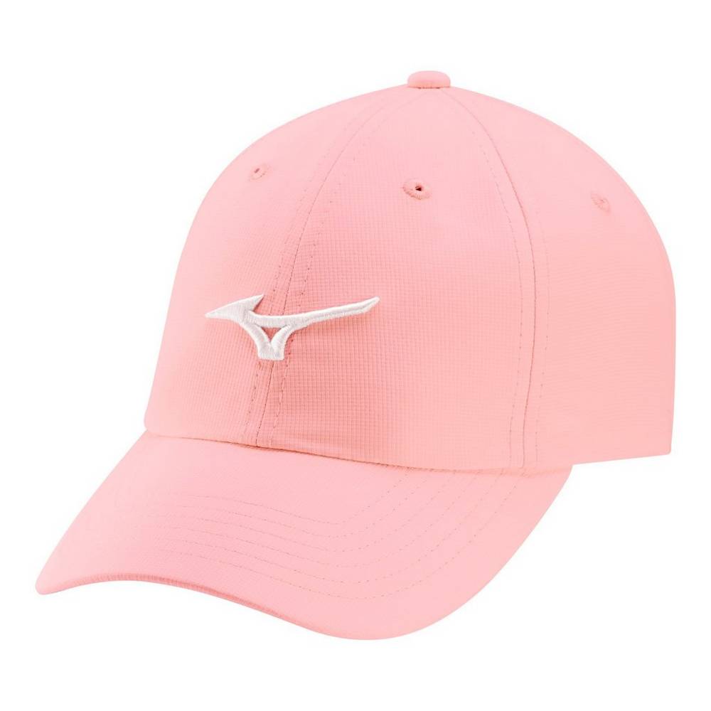 Mizuno Men's Tour Adjustable Lightweight Small Fit Golf Hat Pink/White (260326-KPG)